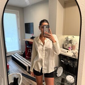 White Button-Up Shirt